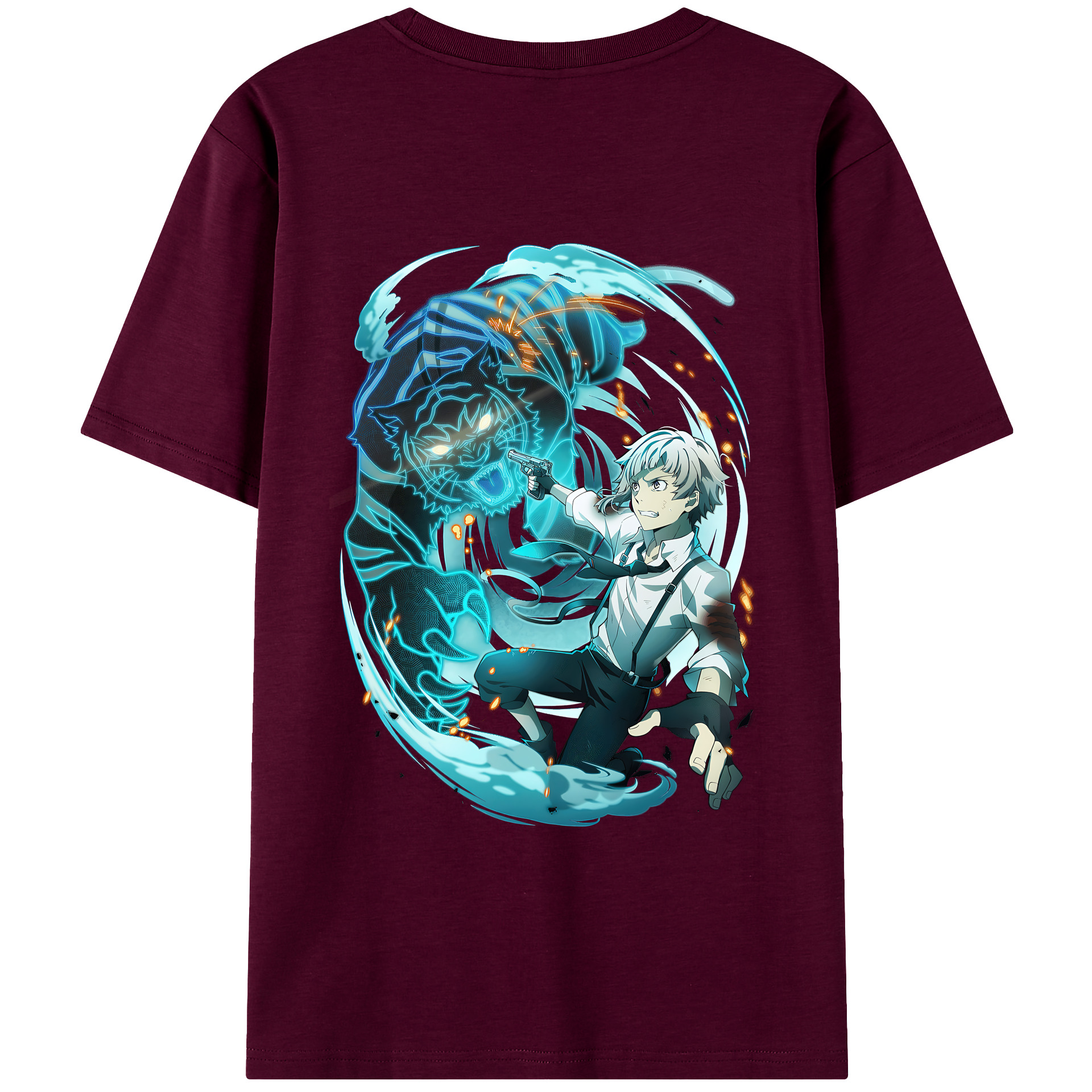 （画像用） 文豪ストレイドッグス Bungo Stray Dogs レディース半袖Tシャツ(バックプリント)